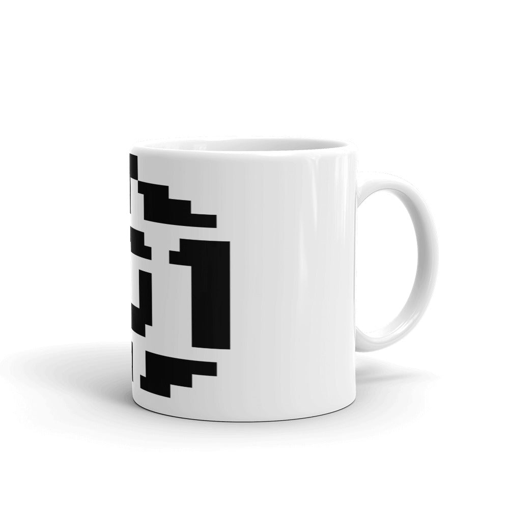 Paradroid White glossy mug