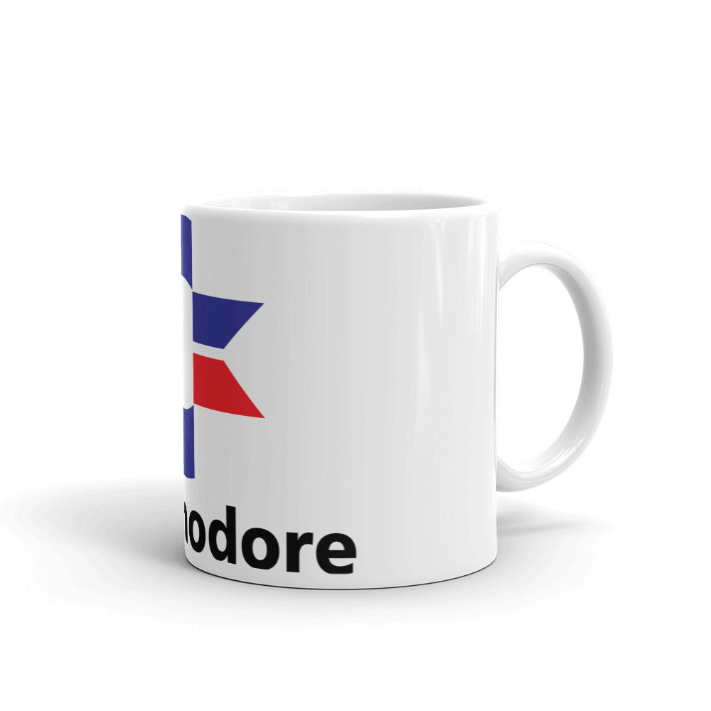 Commodore White glossy mug