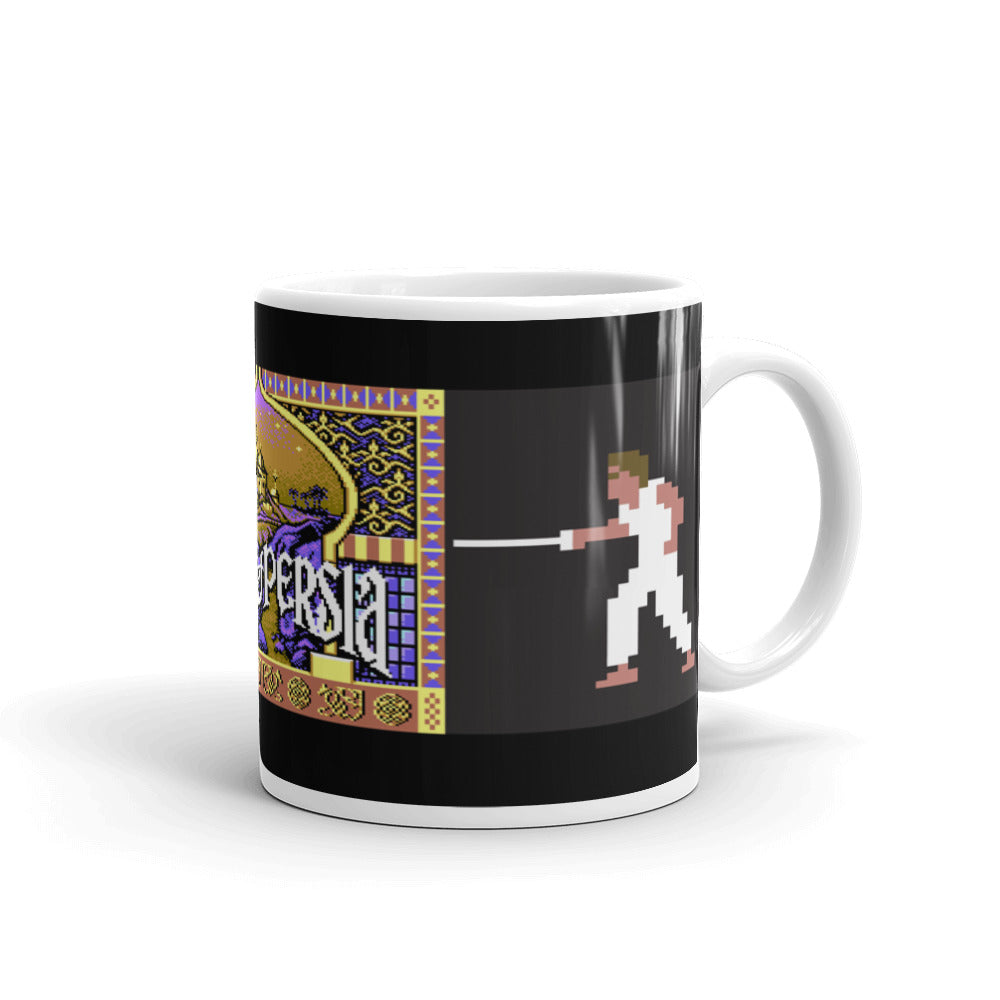 Prince of Persia White glossy mug