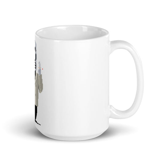 Grim Fandango White glossy mug