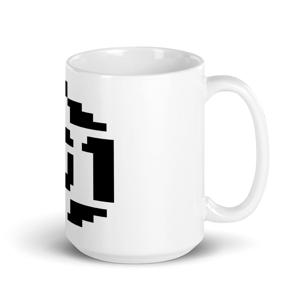 Paradroid White glossy mug