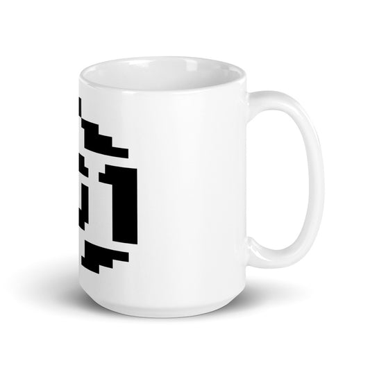 Paradroid White glossy mug