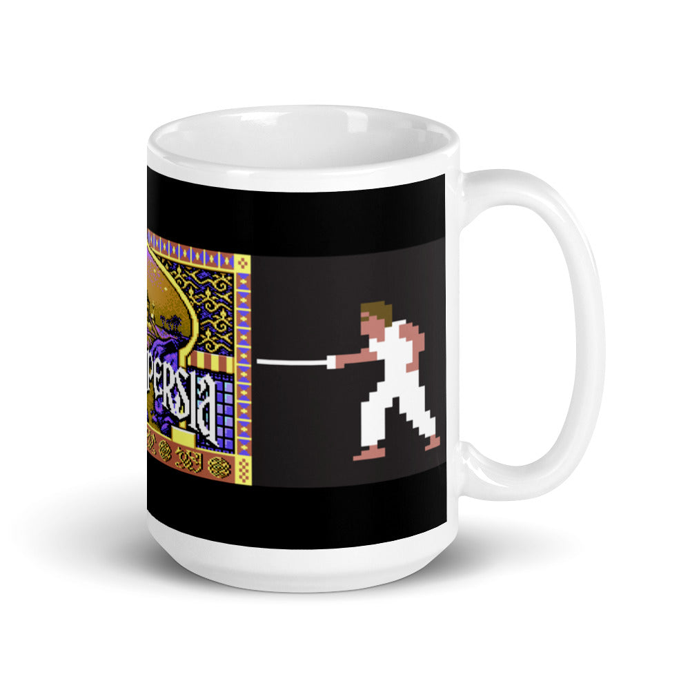 Prince of Persia White glossy mug