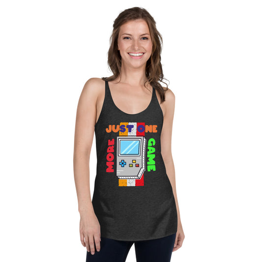 Just One More Game Women's Racerback Tank